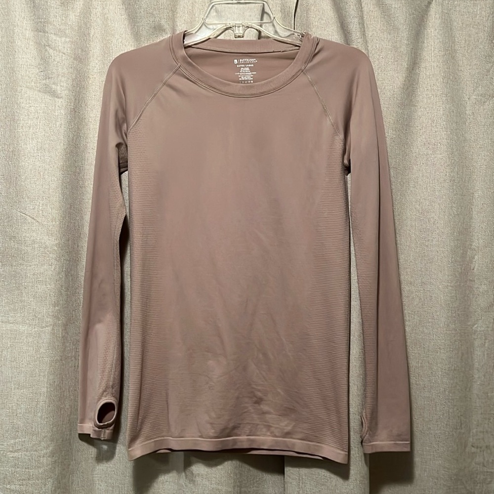 BuffBunny Long Sleeve Top in Taupe